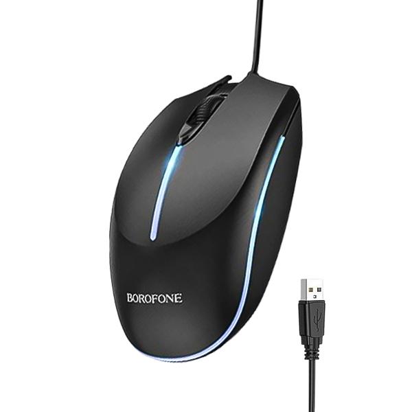 ماوس گیمینگ سیمی بروفون مدل BG10 با نورپردازی LED