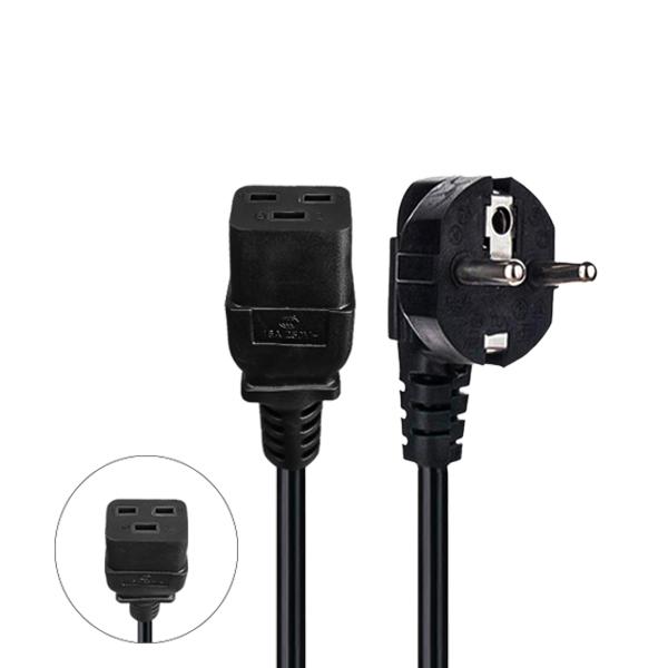 کابل برق سرور و UPS ضخیم مدل C19 گلد اسکار (مس  3 × 1.5) طول  1.8 متر