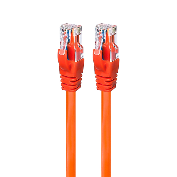 پچ کورد و کابل شبکه CAT6 برند نگزنس (Nexans) طول 20 متر (رنگ نارنجی)