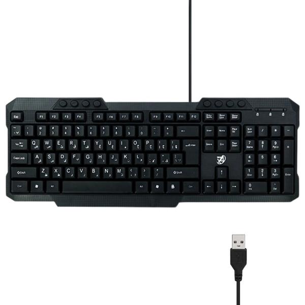 کیبورد سیمی مالتی مدیا ایکس فور تک (X4TECH) مدل X33