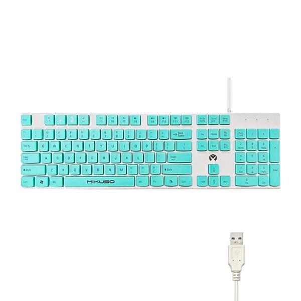 کیبورد با سیم میکوسو مدل KB-052U | صفحه کلید رنگی اداری و خانگی  ۲. توضیح کوتاه: