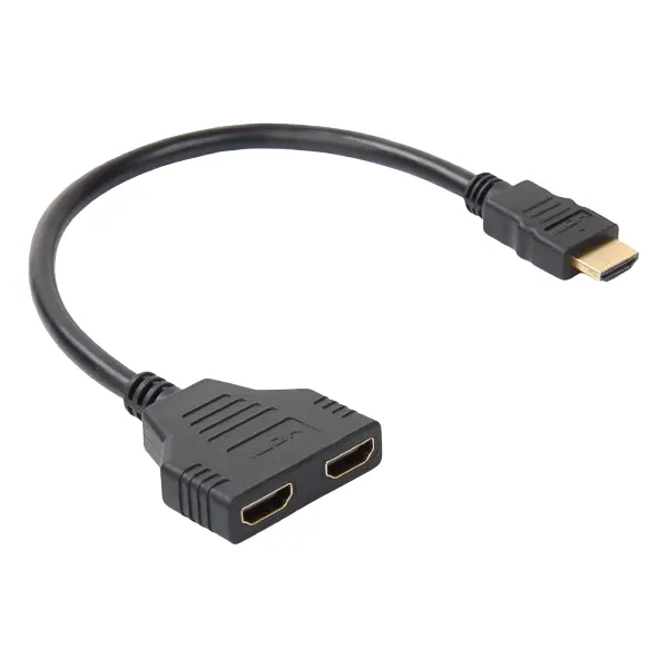 کابل تبدیل  1  به  2  پورت HDMI (اسپلیتر تصویر پسیو)