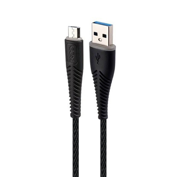 کابل شارژ و انتقال دیتا USB به MicroUSB تسکو (TSCO) مدل TCA 350 طول ۱ متر