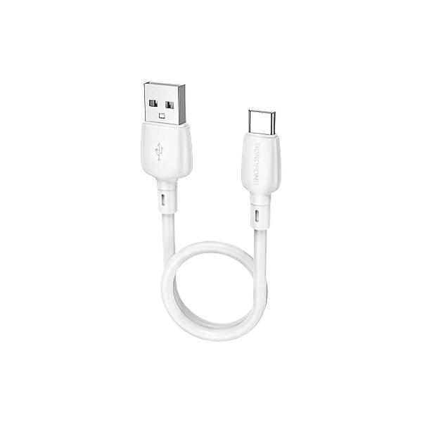 کابل تبدیل USB به Type-C پاوربانکی بروفون مدل BX93 طول 25 سانتی‌متر