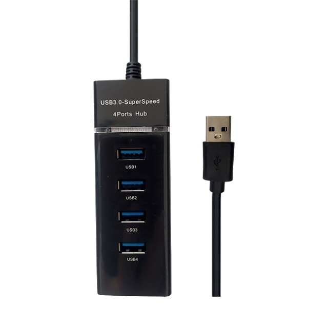هاب 4 پورت USB 3.0 مدل 1040 طول کابل 30 سانتی‌متر | 4Port USB 3.0 Hub