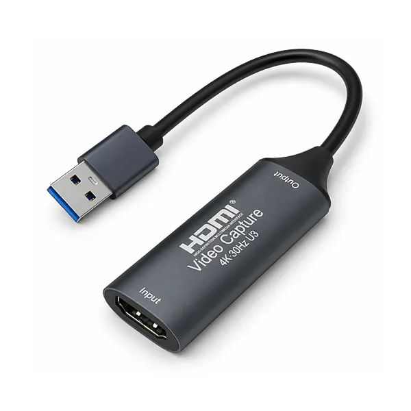 کارت کپچر اکسترنال کابلی HDMI به USB 3.0 مدل 4K 30Hz U3