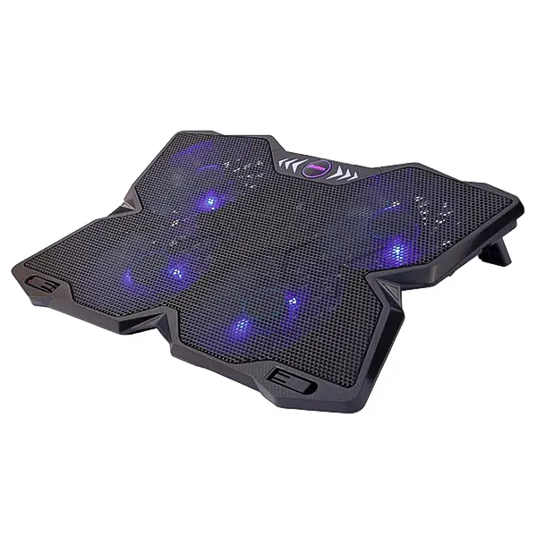 پایه خنک‌کننده لپ‌تاپ ایلون مدل N704 مجهز به ۴ فن و نورپردازی LED