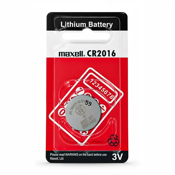 باتری سکه‌ای ۳ ولت مکسل (Maxell) مدل CR2016 - تکی