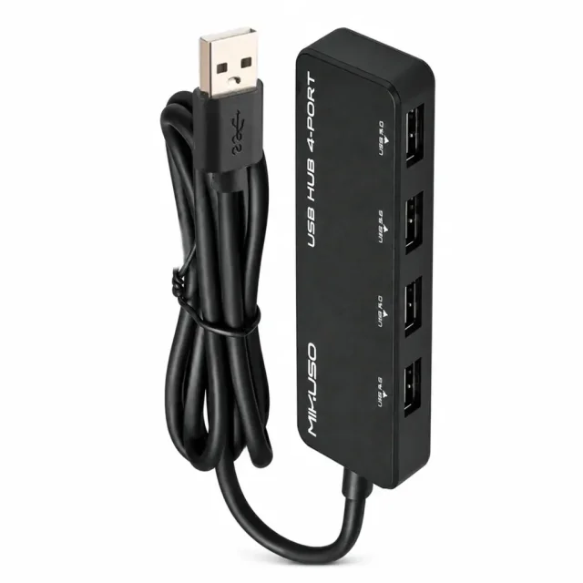 هاب ۴ پورت USB 2.0 میکوسو (Mikuso) مدل HUB-010 با کابل ۱.۲ متری