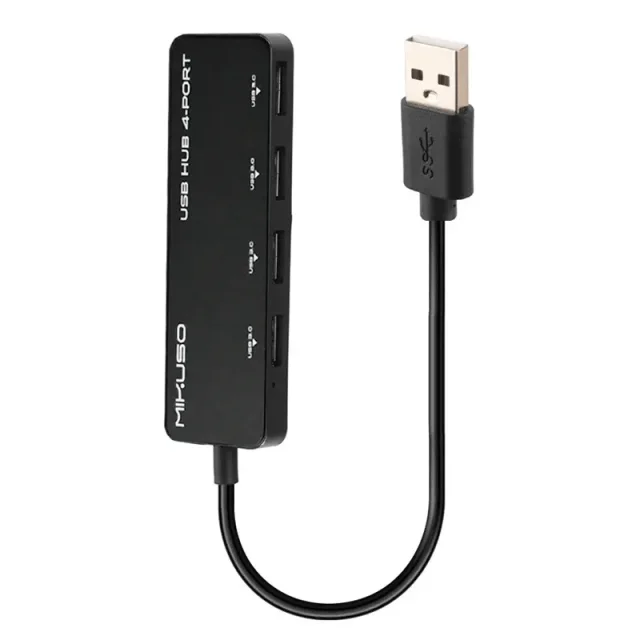 هاب ۴ پورت USB 2.0 میکوسو (Mikuso) مدل HUB-010 - طول کابل ۳۰ سانتی‌متر