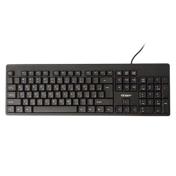 کیبورد سیم دار دی نت پلاس مدل DT-993 با حروف فارسی حک شده