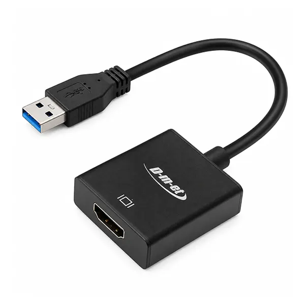 مبدل USB 3.0 به HDMI دی نت D-Net با کیفیت Full HD 1080P