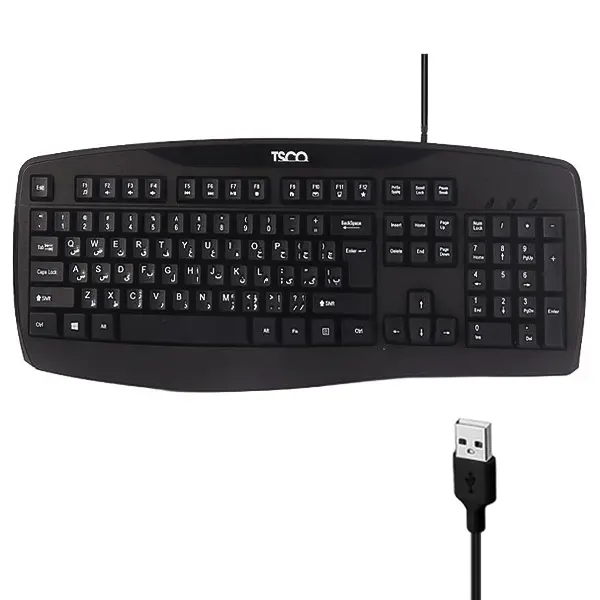 کیبورد با سیم تسکو مدل TK 8043