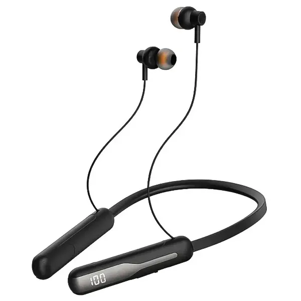 هدست بلوتوث گردنی اکسیژن (Oxygen) مدل E14 مجهز به ویبره، نمایشگر دیجیتال و نویز کنسلینگ ENC