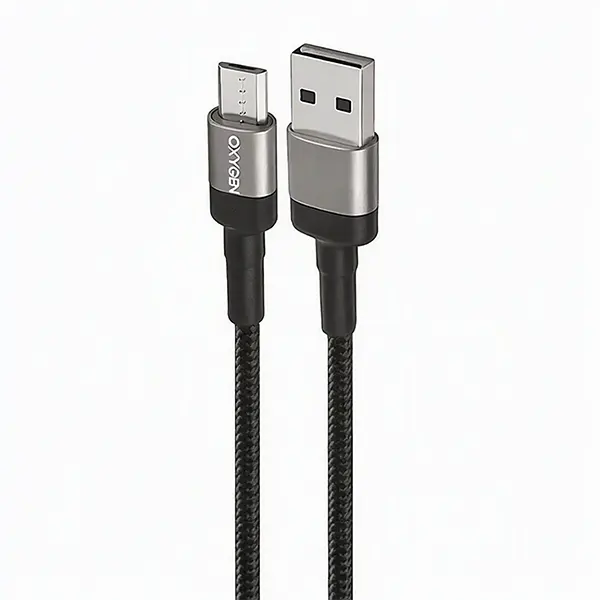 کابل تبدیل USB به Micro-USB اکسیژن (Oxygen) مدل LX-1 جریان 3 آمپر طول 1 متر