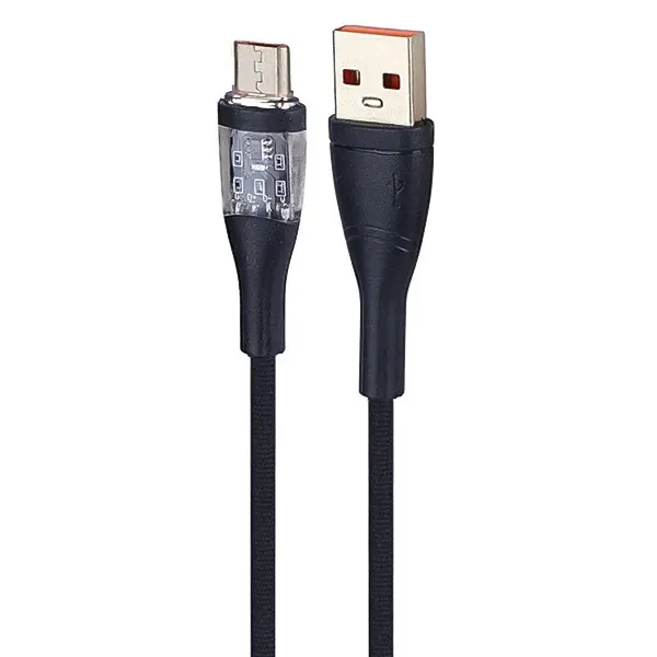 کابل تبدیل USB به Micro-USB اکسیژن (Oxygen) مدل LX-24 جریان 3 آمپر طول 1 متر