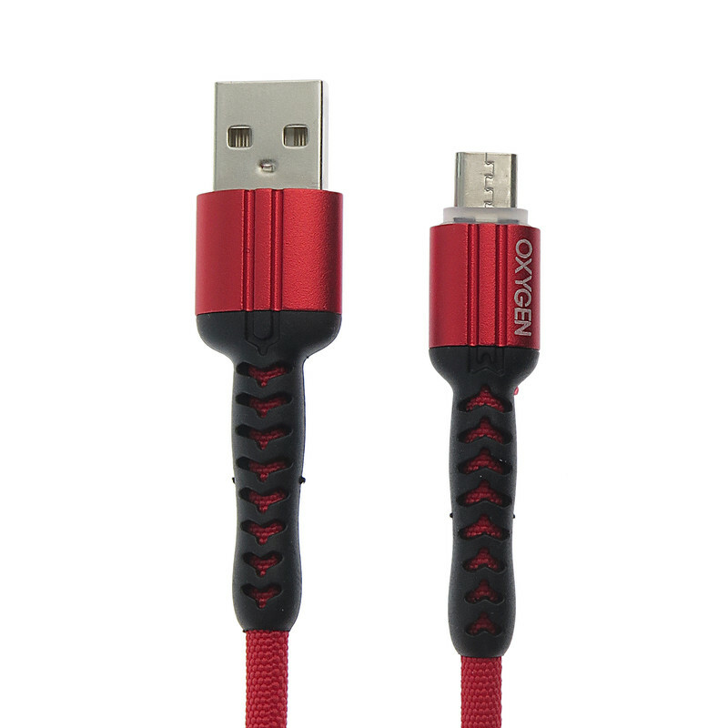 کابل تبدیل USB به MicroUSB اکسیژن مدل LX7 طول 1 متر