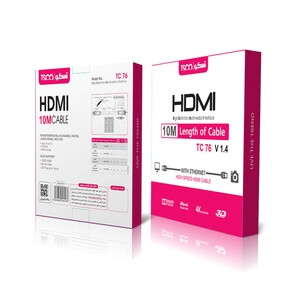 کابل HDMI تسکو مدل TC 76 به طول 10 متر