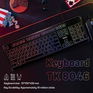 کیبورد تسکو مدل TK 8046