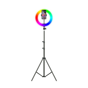 رینگ لایت مدل LJJ-26 RGB-10inch