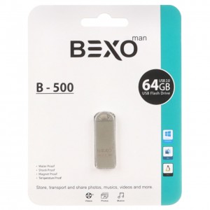 فلش مموری USB.2 بکسو مدل B-500 ظرفیت 64 گیگابایت