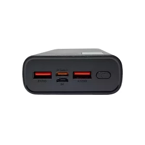 پاوربانک اکسیژن مدل OX20 ظرفیت ۲۰۰۰۰ میلیآمپرساعت (22.5W، نمایشگر LCD، همراه کابل تایپ سی)