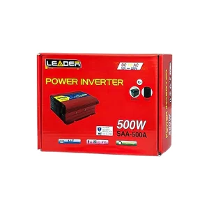 مبدل برق 220 ولت خودرو لیدر (اینورتر) 500 وات مدل SAA-500A