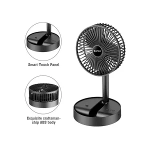پنکه شارژی تلسکوپی و تاشو مدل Folding Fan
