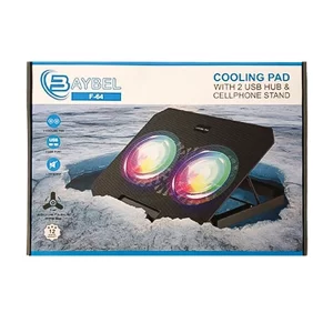 کول پد (پایه خنک کننده) لپ تاپ بایبل Baybel F-64 به همراه هولدر موبایل