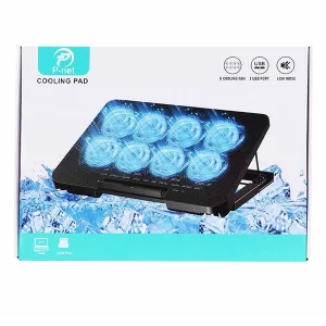 پایه خنک کننده (کول پد) لپ تاپ پی نت مدل P-800 با 8 فن 5