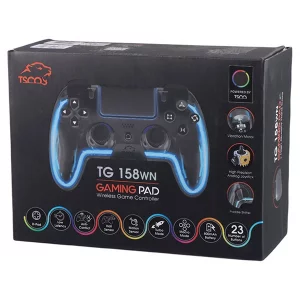 دسته بازی بی سیم تسکو (TSCO) مدل TG 158WN | جوی استیک Hall Effect و RGB 10