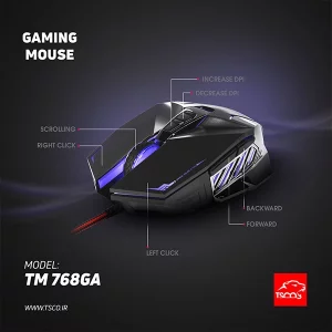 ماوس گیمینگ تسکو مدل TM 768GA