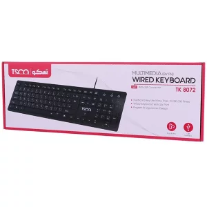 کیبورد با سیم تسکو مدل TK 8072 5