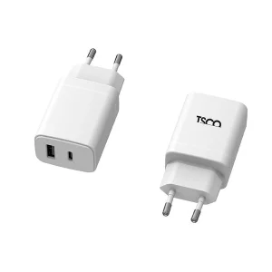 شارژر دیواری فست شارژ 30 وات تسکو مدل TTC 70 (دو پورت PD و QC3.0)