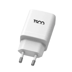 شارژر دیواری فست شارژ 30 وات تسکو مدل TTC 70 (دو پورت PD و QC3.0)