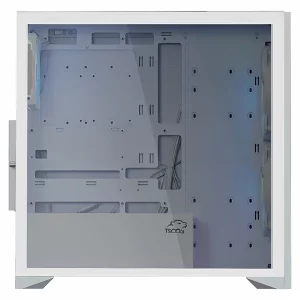 کیس گیمینگ تسکو GC 4508 THUNDERWAVE سفید | زیبایی برفی، تهویه طوفانی 7