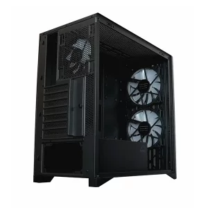 کیس گیمینگ تسکو GC 4512 VANIR مشکی | تلفیق چوب و قدرت 7