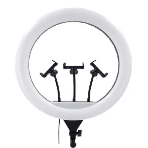 رینگ لایت حرفه ای 23 اینچ مدل 23inch-LED به همراه آینه