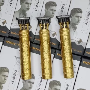 ماشین اصلاح شارژی و خط زن وینتیج مدل Vintage T9 (طرح اژدها) 5