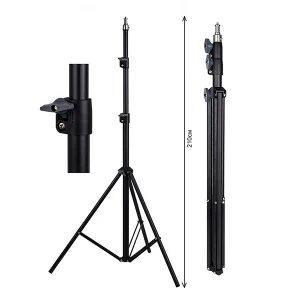 سه پایه حرفه‌ای نور و دوربین مدل 210 سانتی‌متری 3