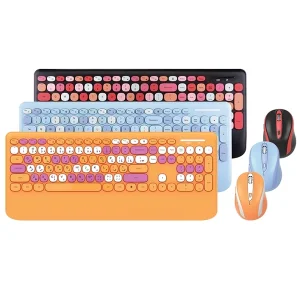 کیبورد و موس بی سیم هترون مدل Hatron HKCW350