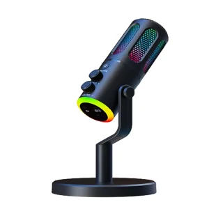 میکروفن گیمینگ رومیزی RGB با نویز کنسلینگ مدل USB Desktop