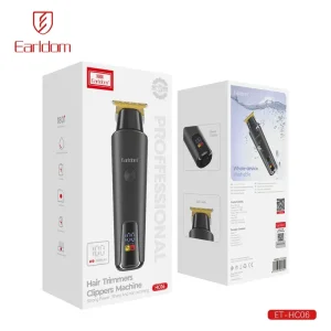 ماشین اصلاح خط زن حرفه‌ای ارلدام مدل Earldom ET-HC06 (ضد آب با نمایشگر دیجیتال) 4