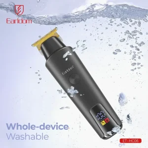 ماشین اصلاح خط زن حرفه‌ای ارلدام مدل Earldom ET-HC06 (ضد آب با نمایشگر دیجیتال) 6