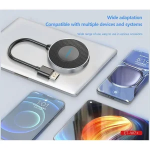 دانگل انتقال تصویر بی‌سیم ارلدام Earldom W7+ 4K (WiFi Display Dongle) 9