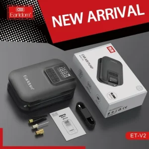 پمپ باد شارژی و دیجیتال ارلدام Earldom ET-V2 (کمپرسور هوای قابل حمل) 3