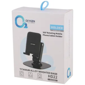 هولدر و استند رومیزی گوشی و تبلت اکسیژن Oxygen مدل HD22 (چرخشی و تاشو) 5
