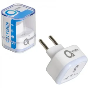 تبدیل 3 به 2 برق اکسیژن Oxygen مدل M-03 (چراغ خواب RGB) 3