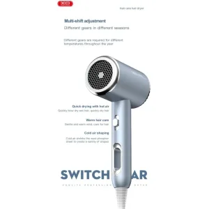 سشوار هوشمند حرفه‌ای XO مدل CF2 با توان 1600 وات