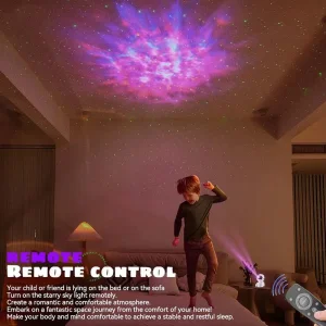 پروژکتور کهکشانی و چراغ خواب ریموت دار XO مدل CF4 طرح فضانورد 11